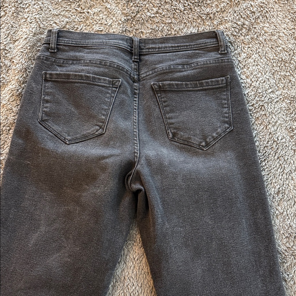 Kensie Jeans Dark Gray Relaxed Jeans - Picture 3 of 5
